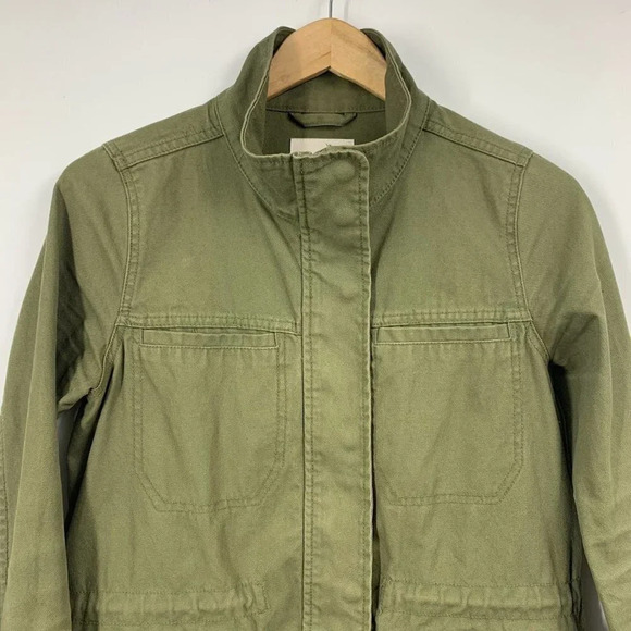 Madewell Women's Dispatch Utility Canvas Cotton Military Jacket Size XS - Picture 5 of 13